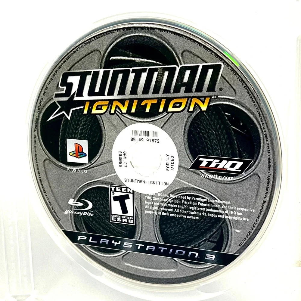 Stuntman Ignition Sony PlayStation 3 PS3 Game Disc Only Tested Working Vintage